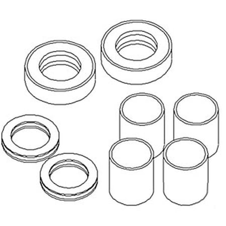 Aftermarket 196165M1 Spindle Bushing Kit Fits Massey Ferguson 135 168 178 185 188 230 231 SBBSKIT01
